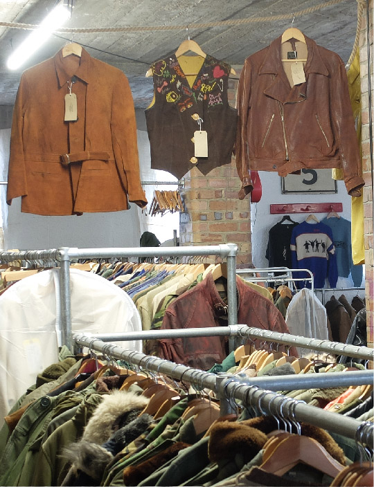 Leathers and Military Vintage clothing in the Breuer & Dawson Archive