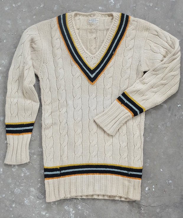 Cream Cricket Jumper (00101)