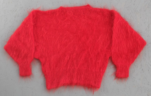 1980s Red Batwing Jumper (01939)