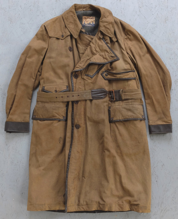 1940s StormGard British Motorcycle Coat (02185)