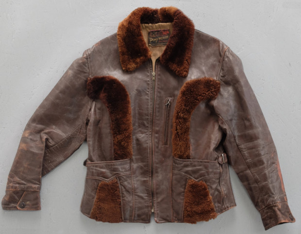 1930s  Horsehide 'Grizzley' Leather Jacket (02196)